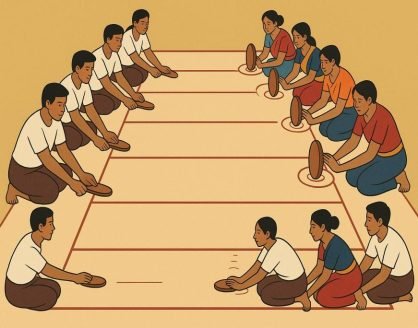 Kang Shanaba court layout